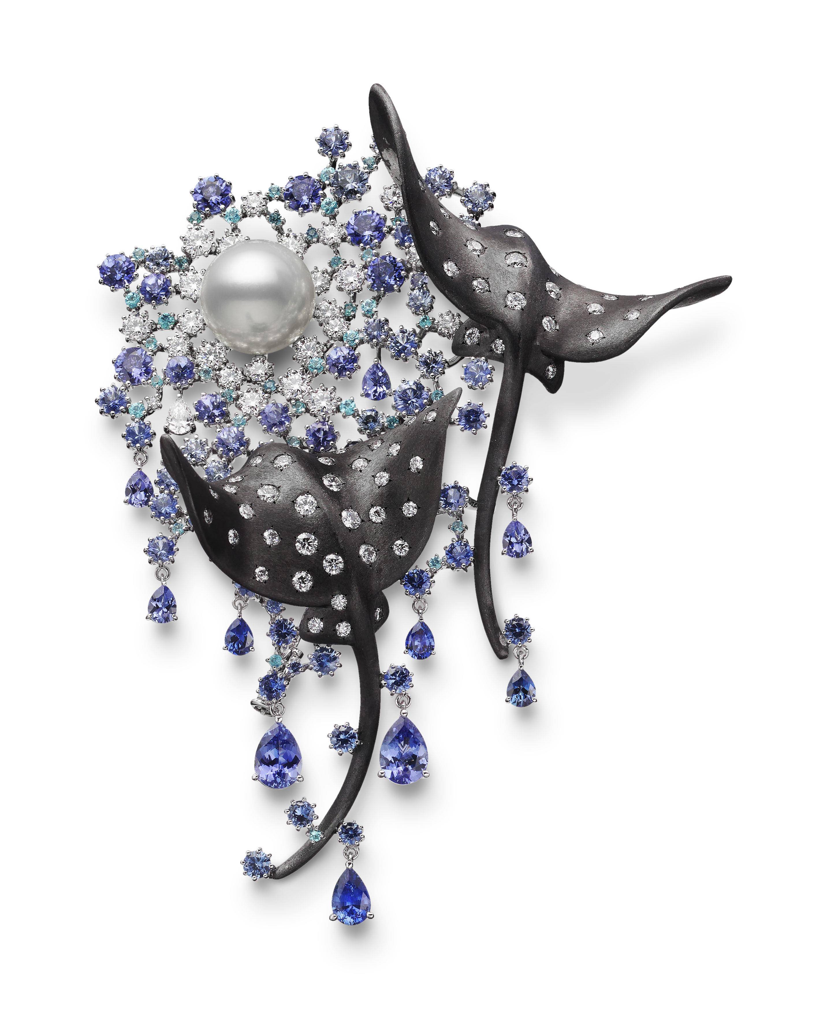 MIKIMOTO 3亿海洋珍宝登台　蓝鲸亲子项炼卡哇伊 奢侈品牌 图5张