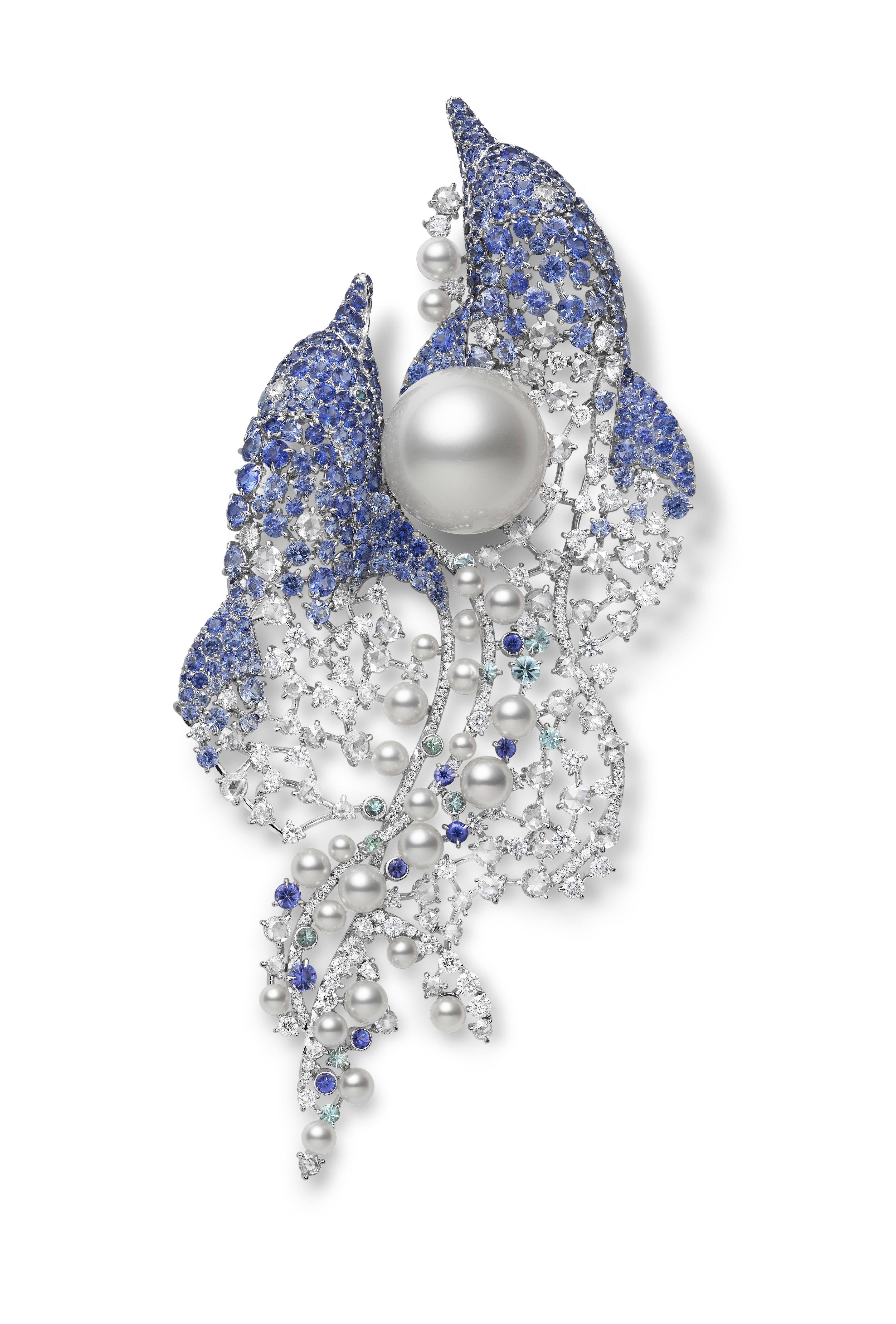 MIKIMOTO 3亿海洋珍宝登台　蓝鲸亲子项炼卡哇伊 奢侈品牌 图6张