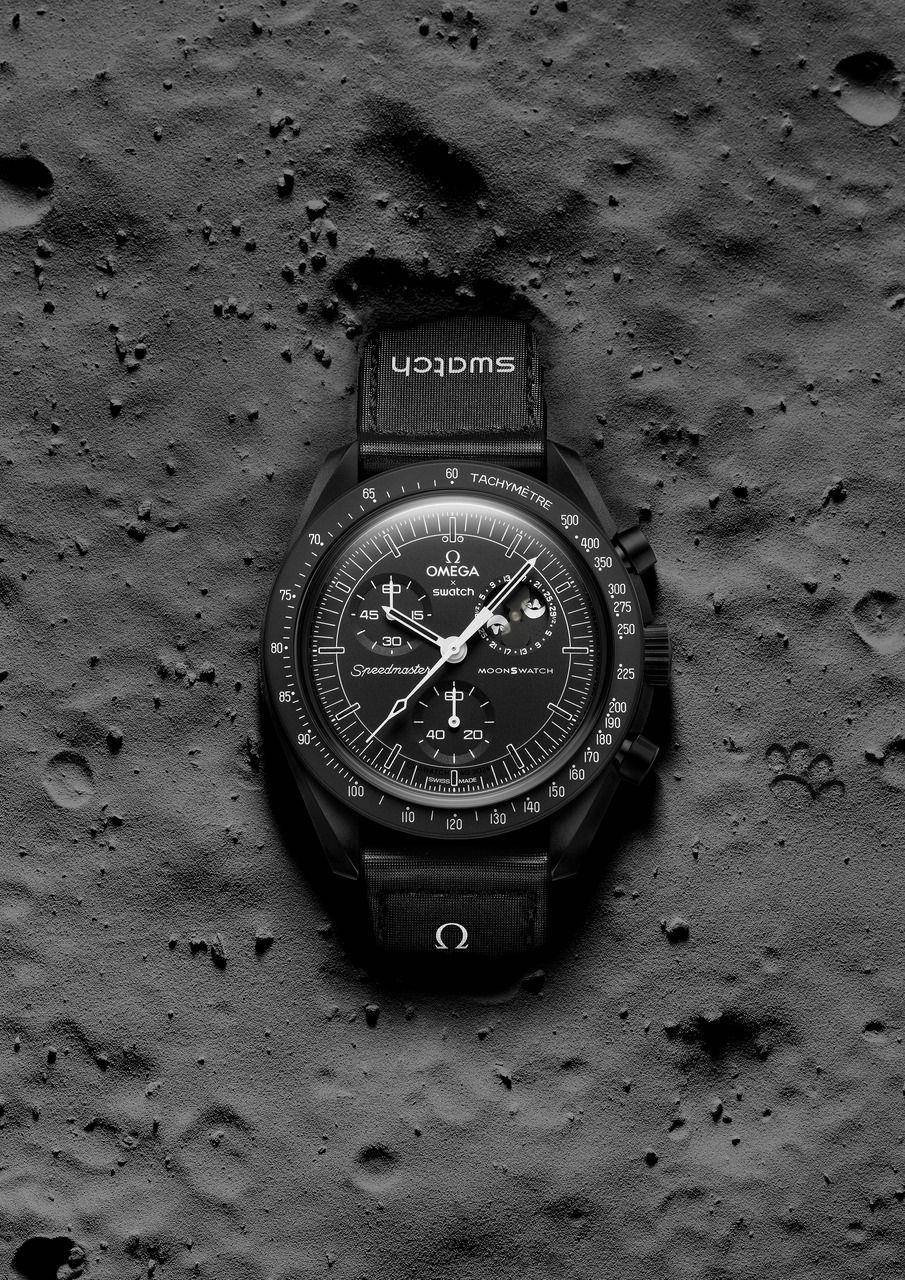 Swatch黑化版史努比表接力登场　新月当日开抢 奢侈品牌 图1张
