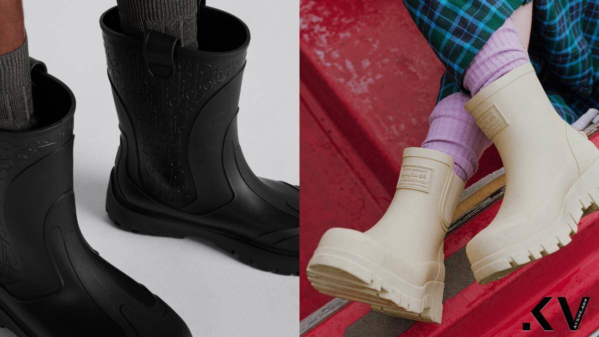 7款精品雨靴推荐　Dior、Celine大雨中照样有型 时尚穿搭 图1张