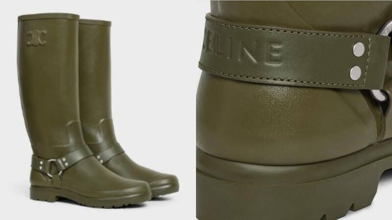 7款精品雨靴推荐　Dior、Celine大雨中照样有型 时尚穿搭 图4张