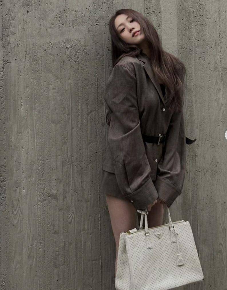 孙芸芸下衣失踪拎Prada Galleria时髦翻！撞包李圣经、“人间AI”没输 名人名流 图3张