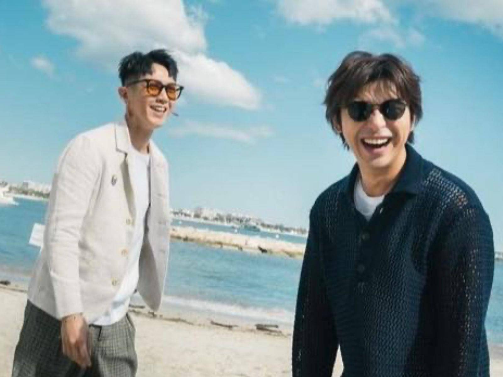 陈柏霖帅到坎城穿爱牌peter wu超有慵懒风　与柯震东双帅合体 名人名流 图4张