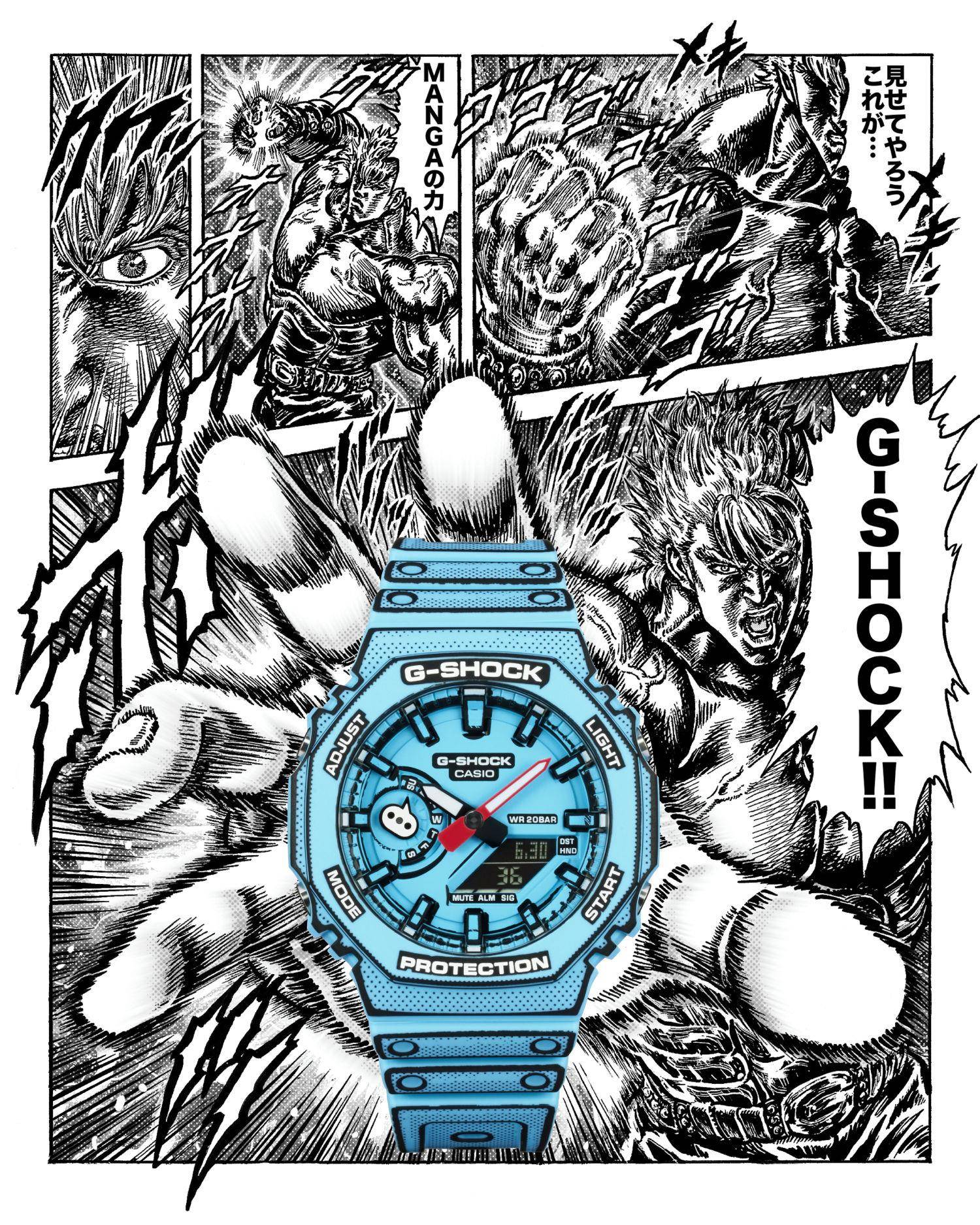 G-SHOCK日本漫画魂上身　对话泡泡变小指针 最新资讯 图2张