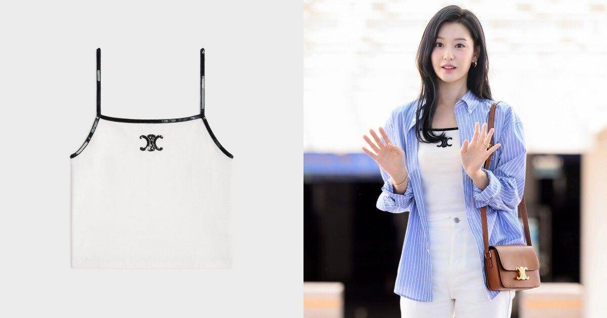 金智媛、Danielle都穿Logo背心好夯！夏日胶囊系列编织包到凉鞋超生火 时尚穿搭 图20张