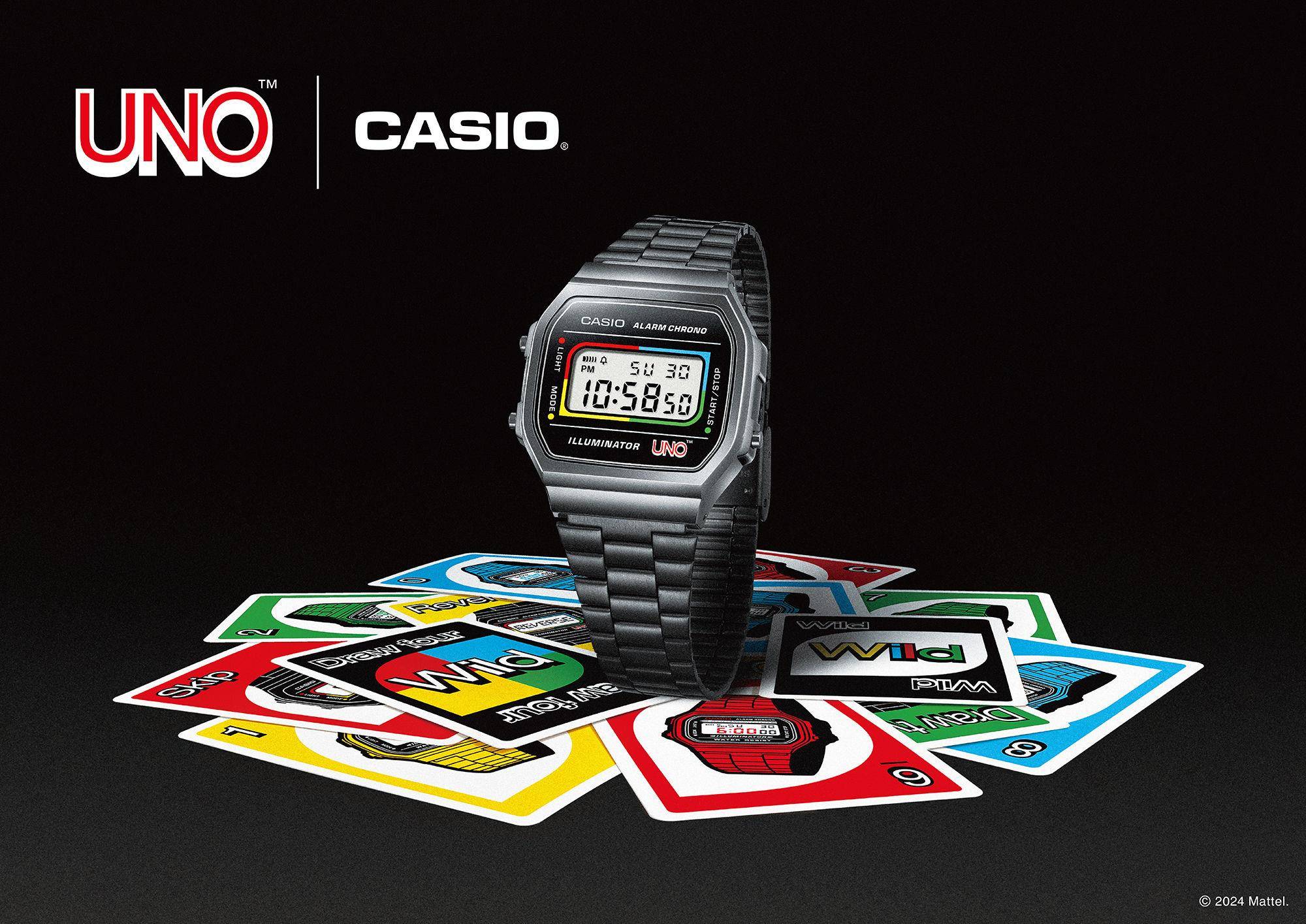卡牌游戏UNO联名CASIO　招牌色与Logo表上吸睛 最新资讯 图1张
