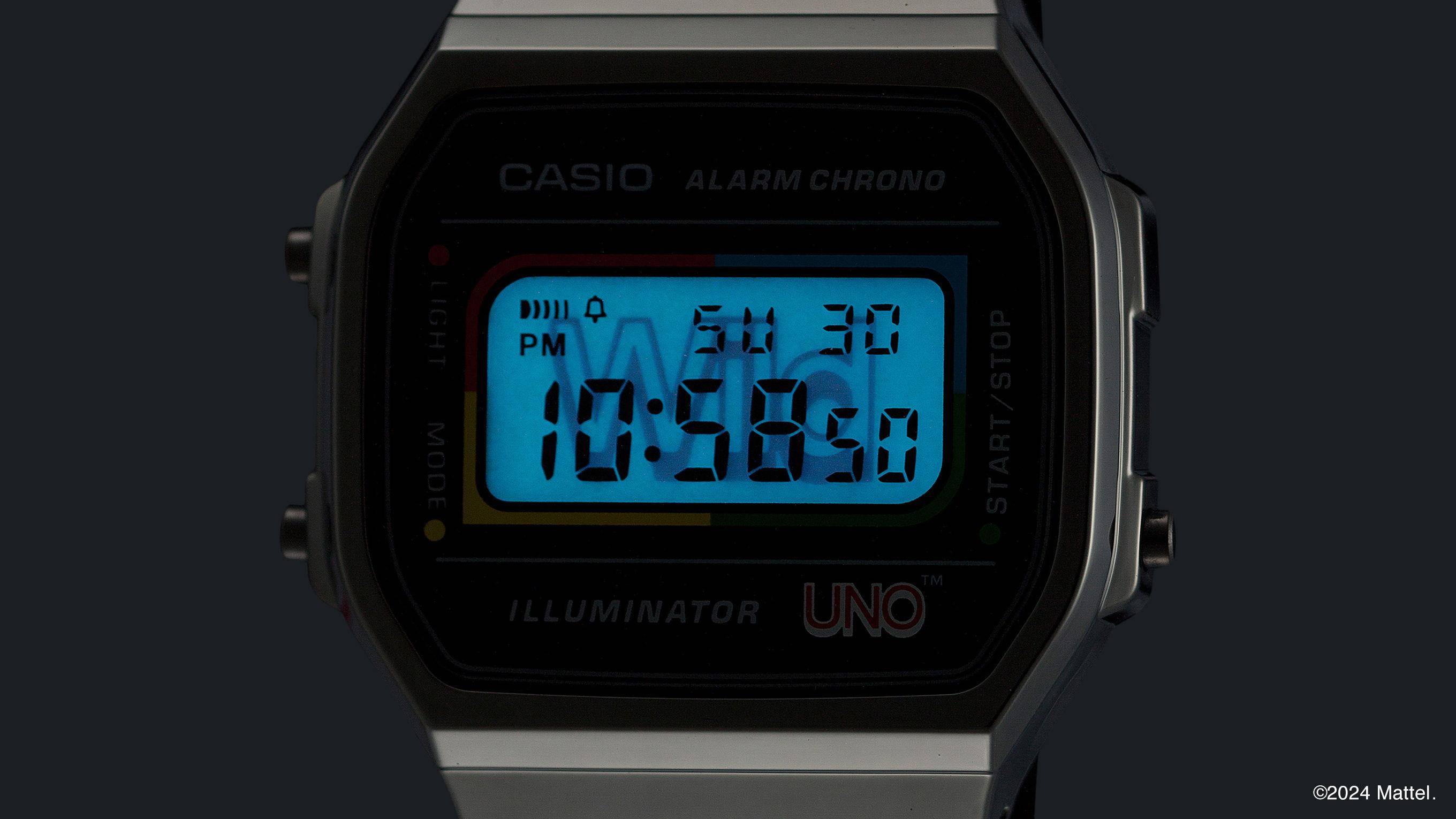 卡牌游戏UNO联名CASIO　招牌色与Logo表上吸睛 最新资讯 图2张