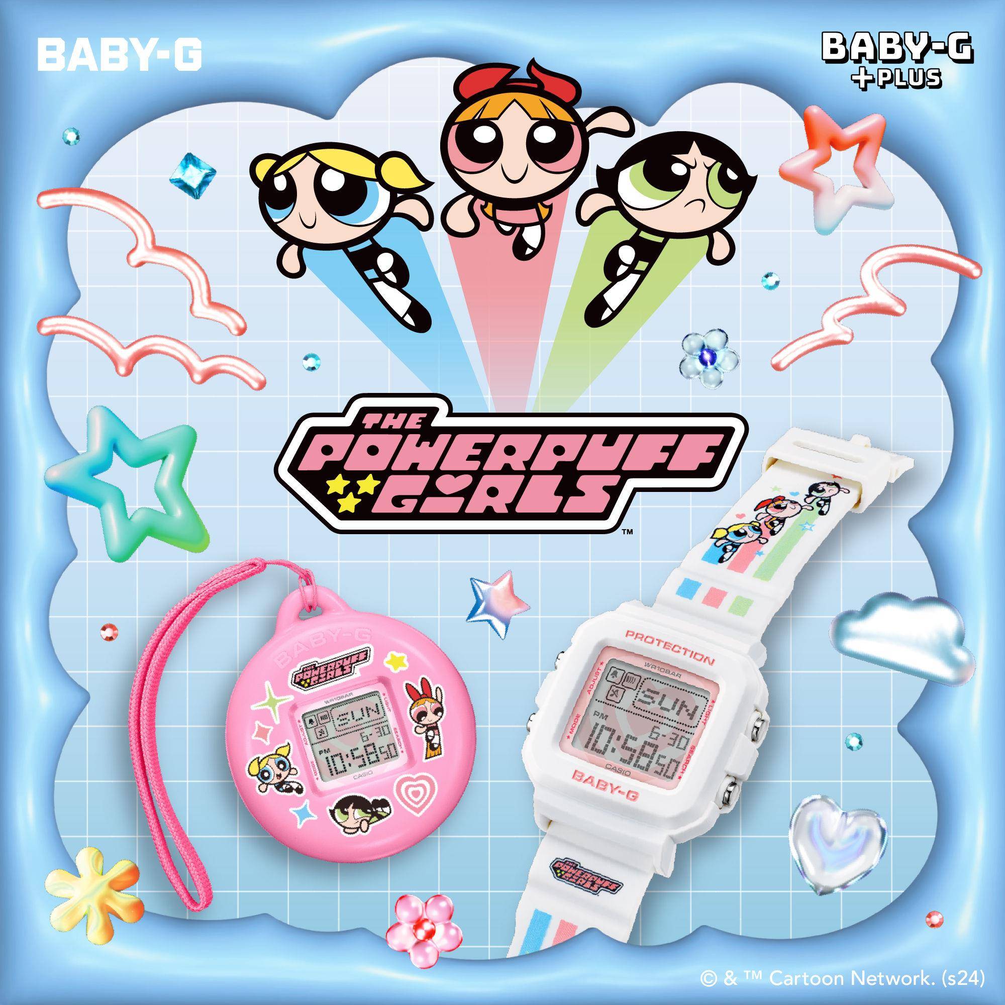 《飞天小女警》表上出任务　BABY-G两用设计可当挂饰 最新资讯 图1张