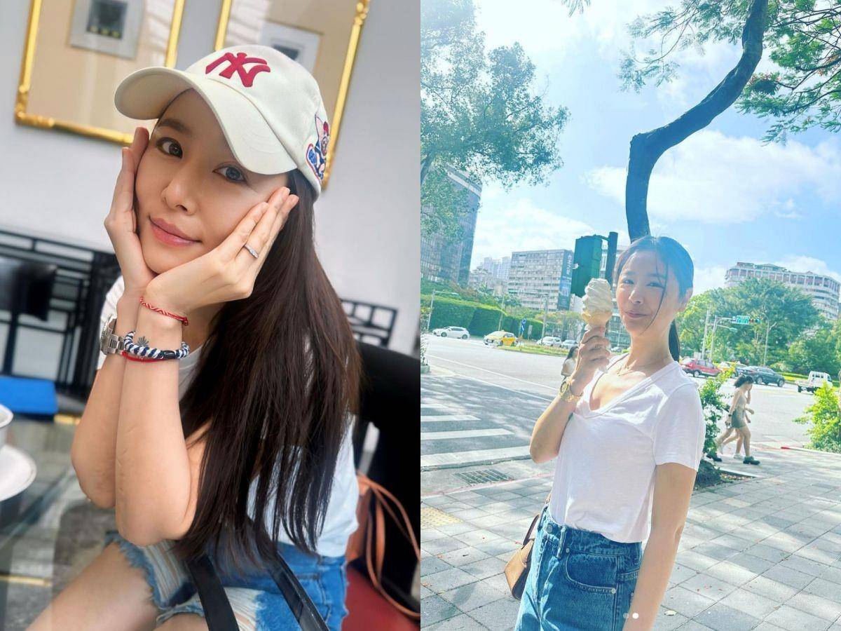 林心如简直逆生长！48岁童颜轮廓线超紧实　电波＋乳霜敷脸奢宠美肌 最新资讯 图2张