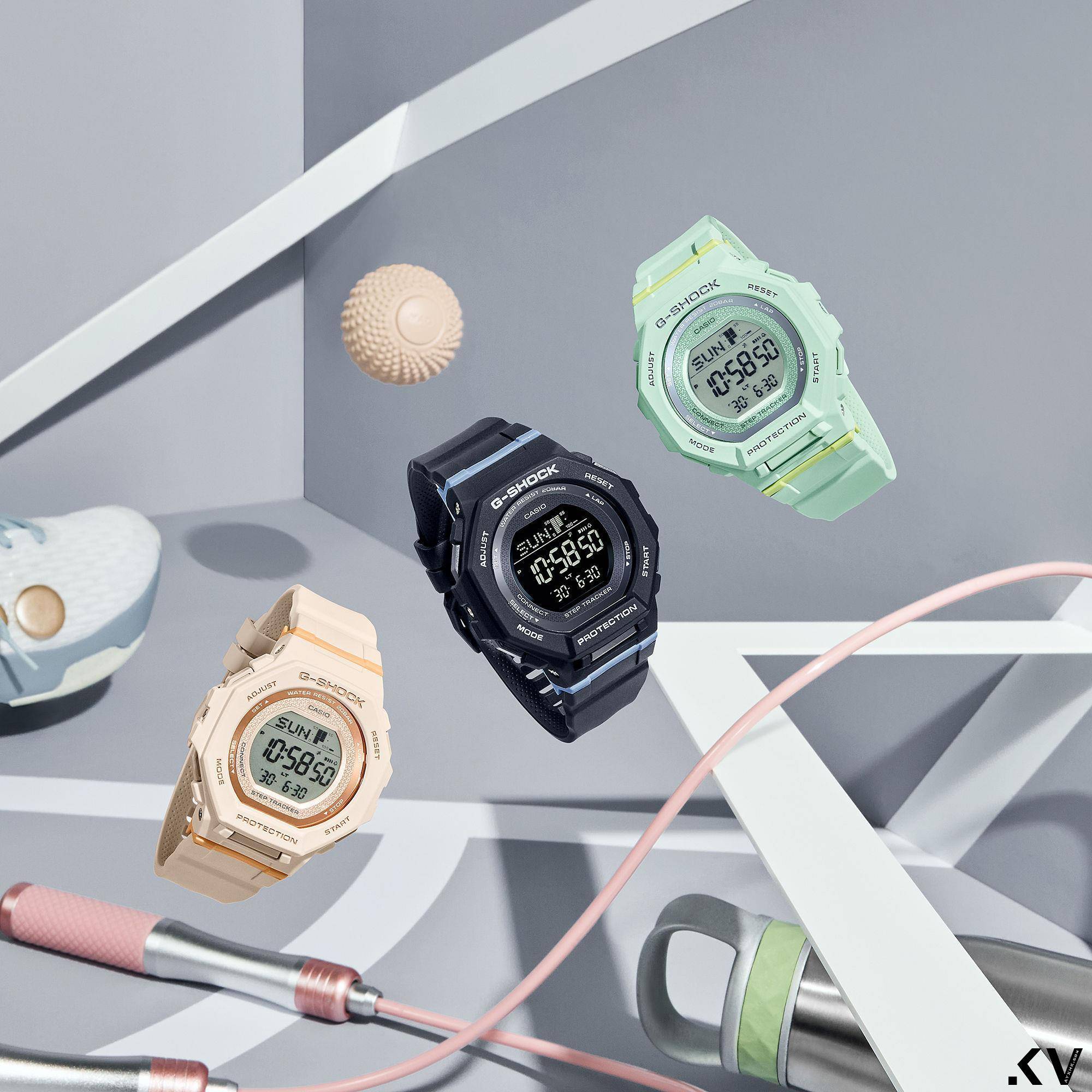 G-SHOCK运动表变纤薄　女表齐亮相配成对 最新资讯 图3张