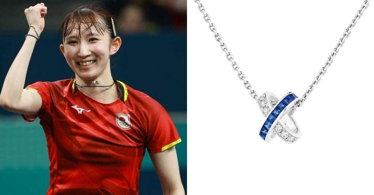 巴黎奥运选手们的幸运珠宝　早田希娜Chaumet项炼、郭婞淳耳环成爆款 时尚穿搭 图4张