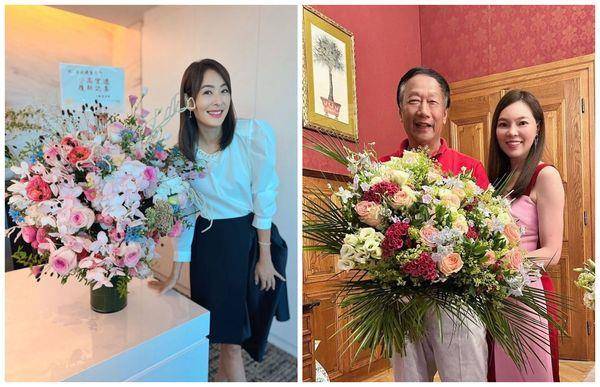 贾永婕收郭董花礼喊“我是贾董”　邀曾馨莹：来血拼喔 名人名流 图1张