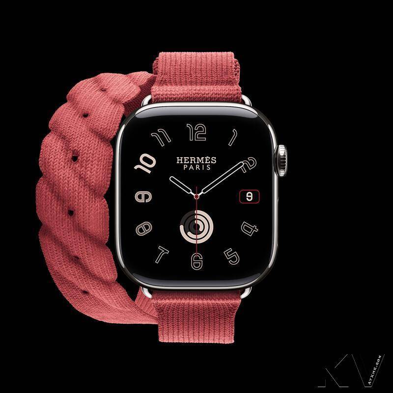 Apple Watch 10系列爱马仕表带首见钢带款　加码推出全新数位表盘 最新资讯 图3张