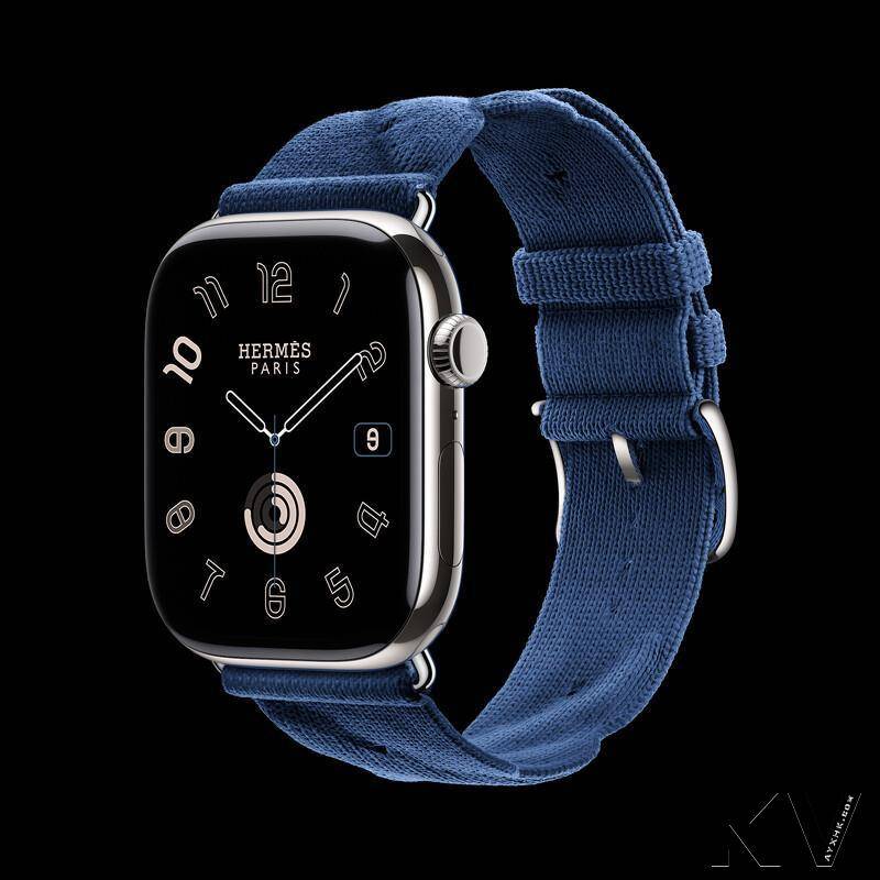 Apple Watch 10系列爱马仕表带首见钢带款　加码推出全新数位表盘 最新资讯 图5张