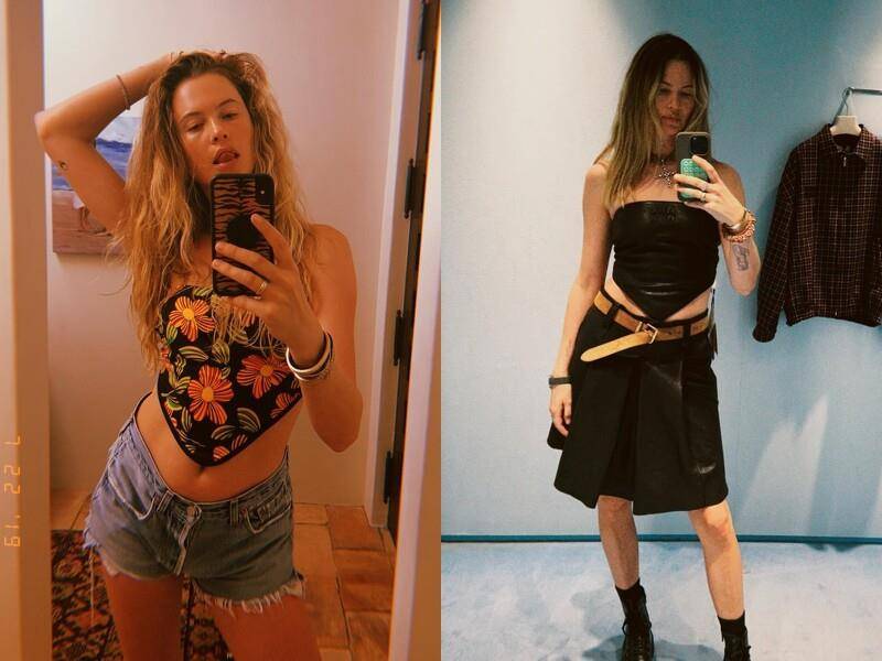 魔力红主唱的超模娇妻贝哈蒂私服很有型　6单品特爱豹纹、丝巾上衣 最新资讯 图6张