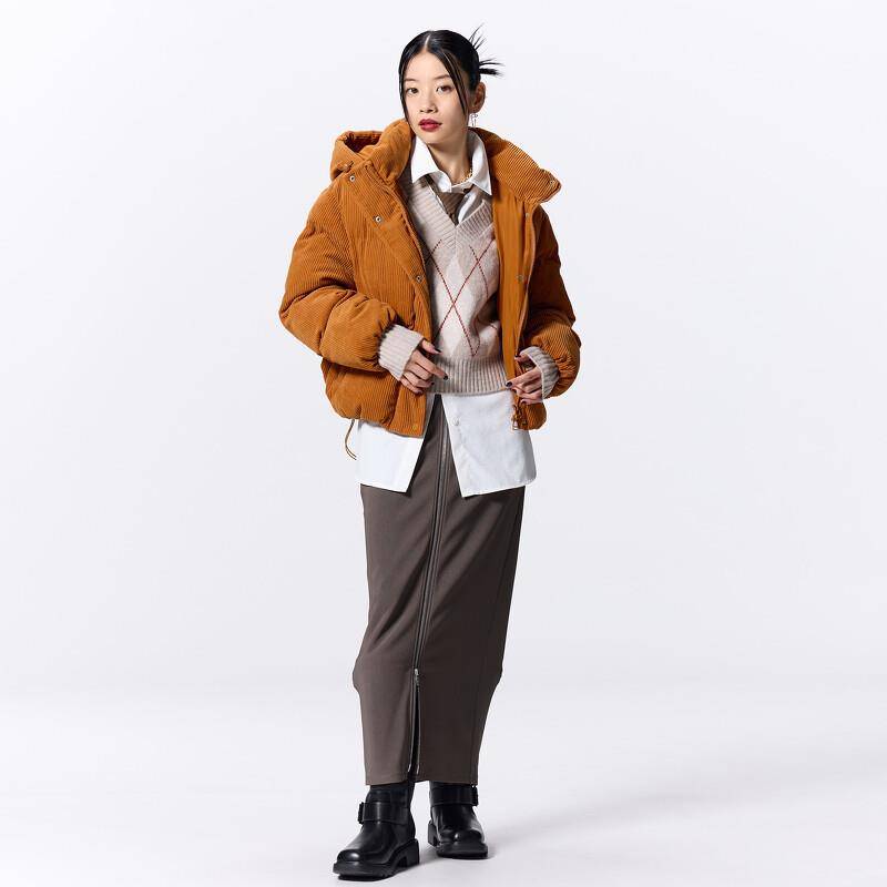 羽绒外套＆羽绒背心6种搭配技巧　学院风、山系风格男女生都适合 最新资讯 图1张