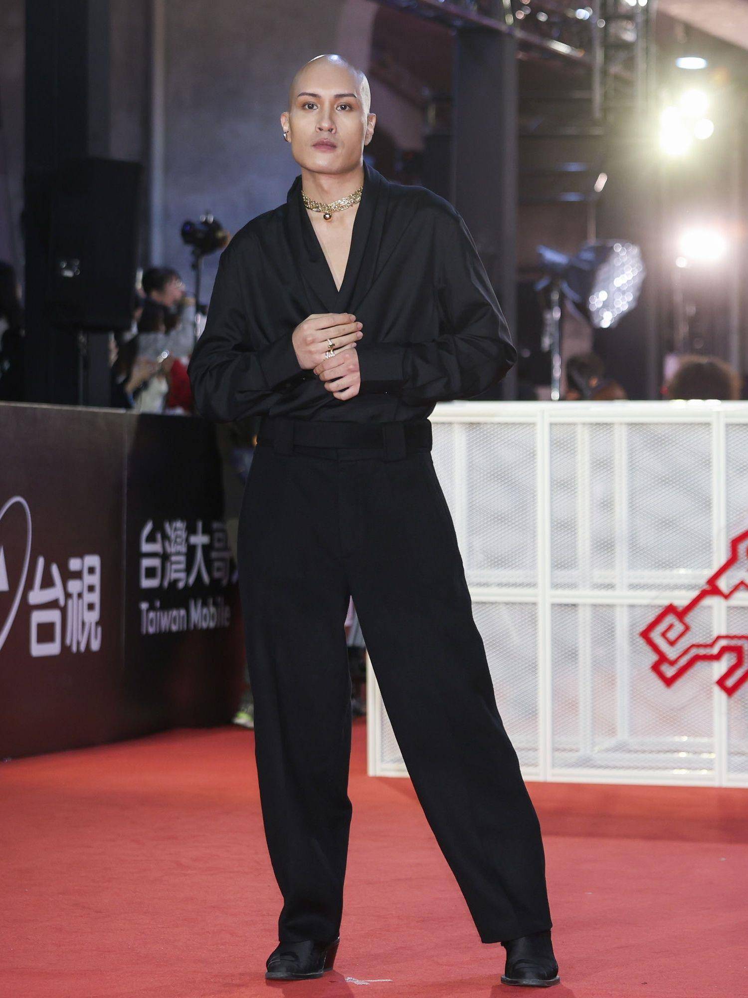黄宣V领衬衫是COS、小少女穿小CK走红毯　一起看金马星光大道上的小资牌 名人名流 图2张