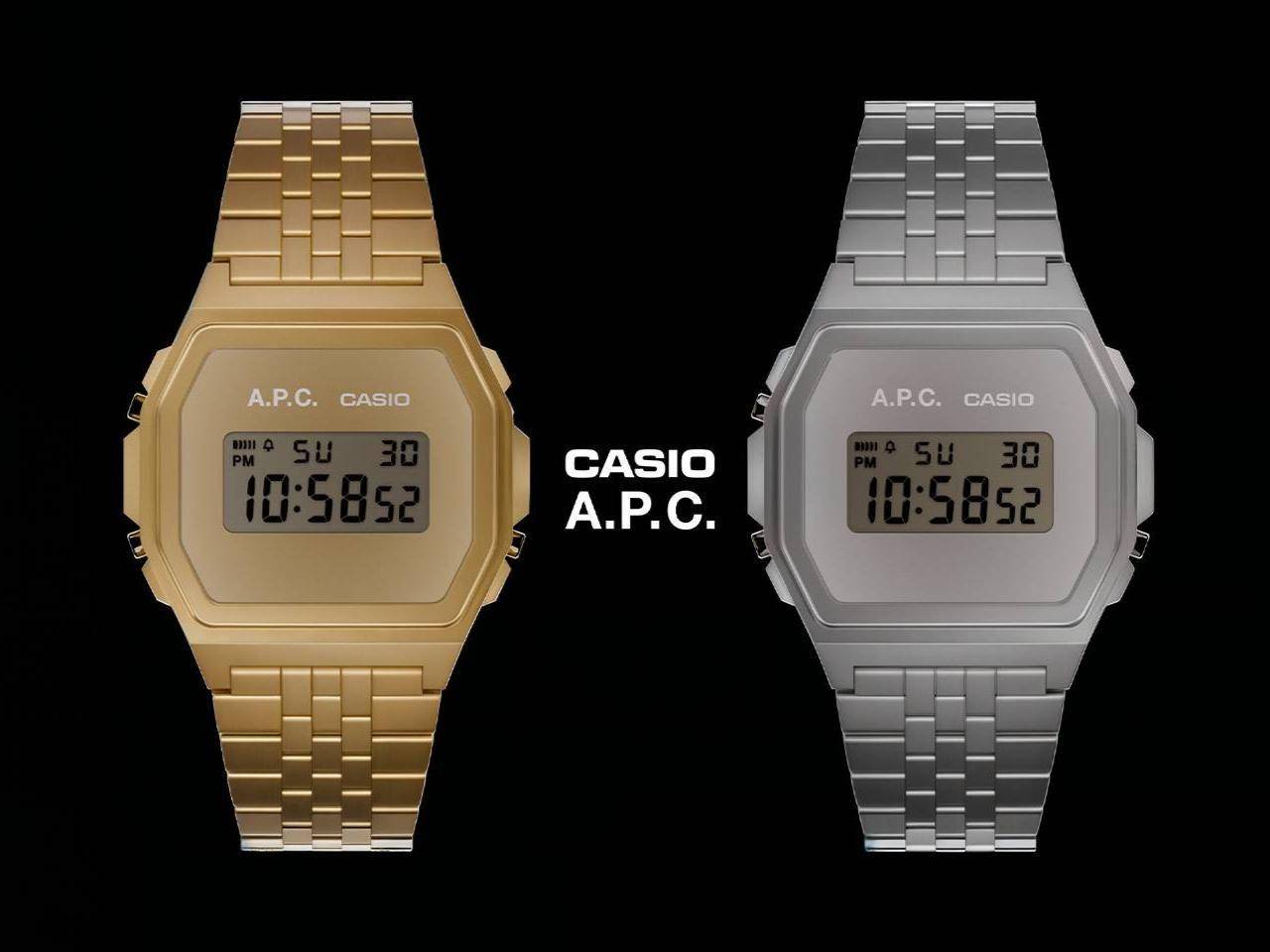 CASIO复古表融入法式时尚　极简金、银表5,000元内入手 时尚穿搭 图1张