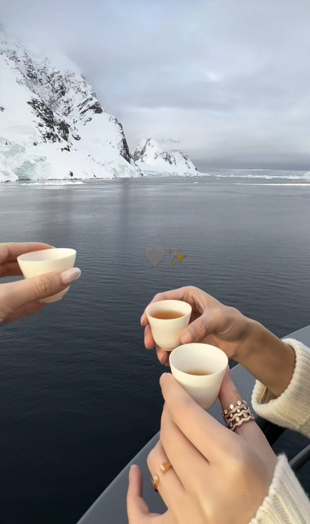 “马来西亚最美千金”拎爱马仕包游南极　豪奢之旅毛茸茸配件全出动 时尚穿搭 图3张