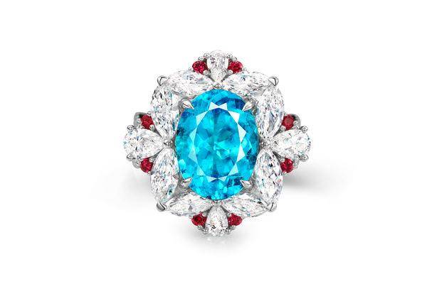 全球最大阿盖尔粉红钻在中国台湾　坐镇DIAMOND BANK 60亿珠宝展 奢侈品牌 图4张