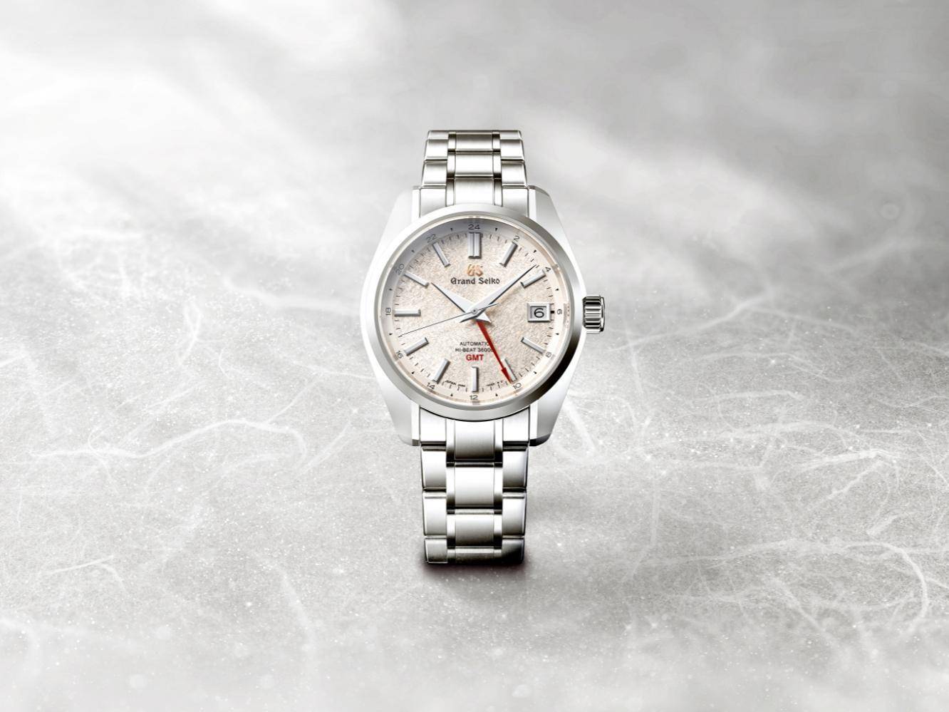 Grand Seiko和纸纹路面盘细腻优雅　配GMT红指针吸睛 奢侈品牌 图1张