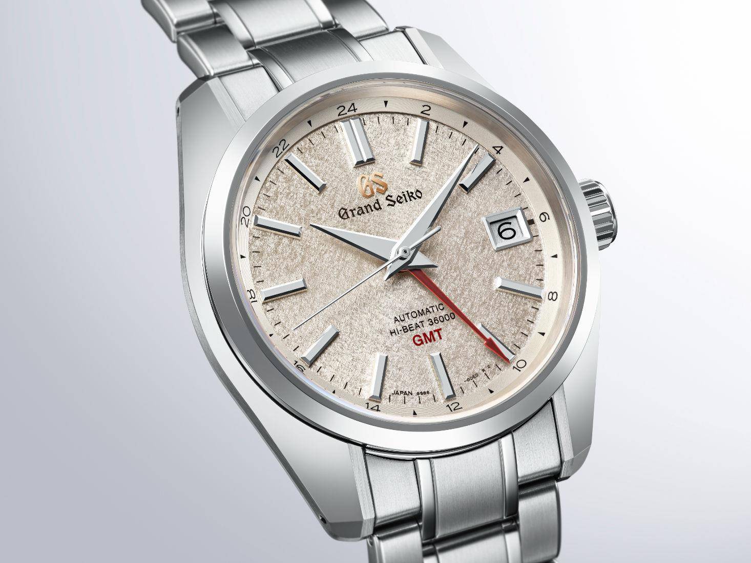 Grand Seiko和纸纹路面盘细腻优雅　配GMT红指针吸睛 奢侈品牌 图2张
