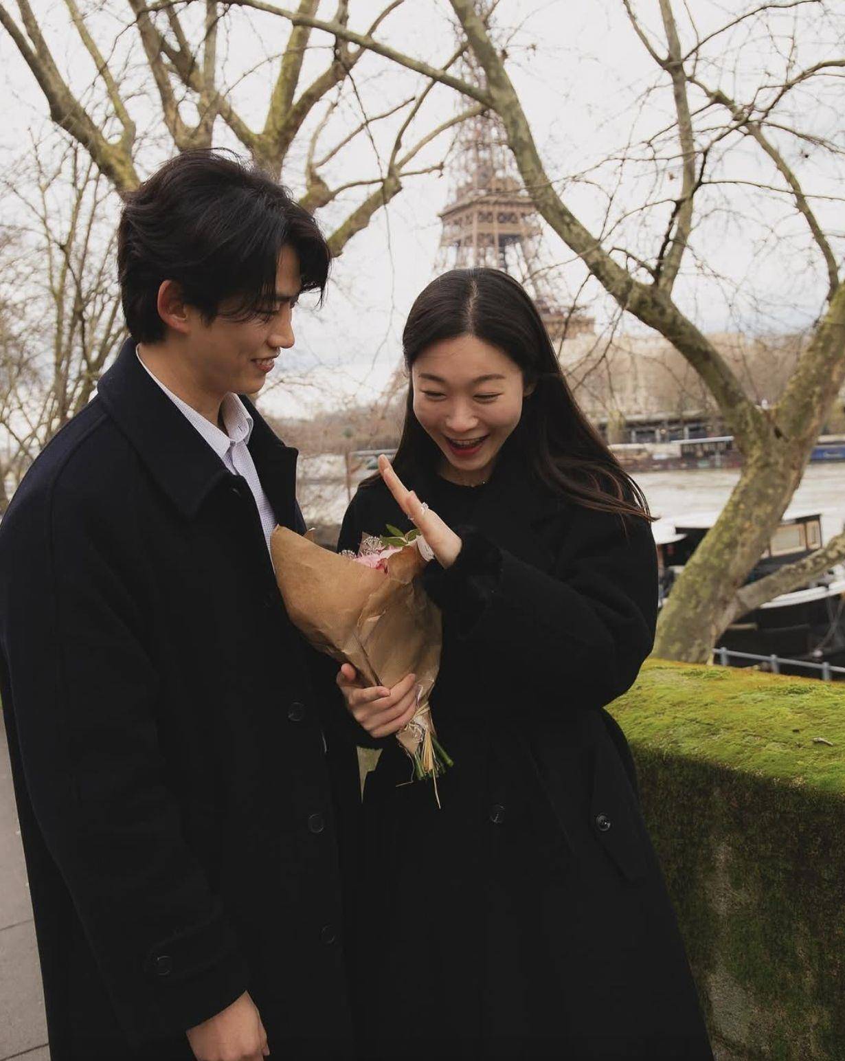 玉泽演献Tiffany下跪求婚竟是拍好玩的　梦幻钻戒宠另一半 奢侈品牌 图2张