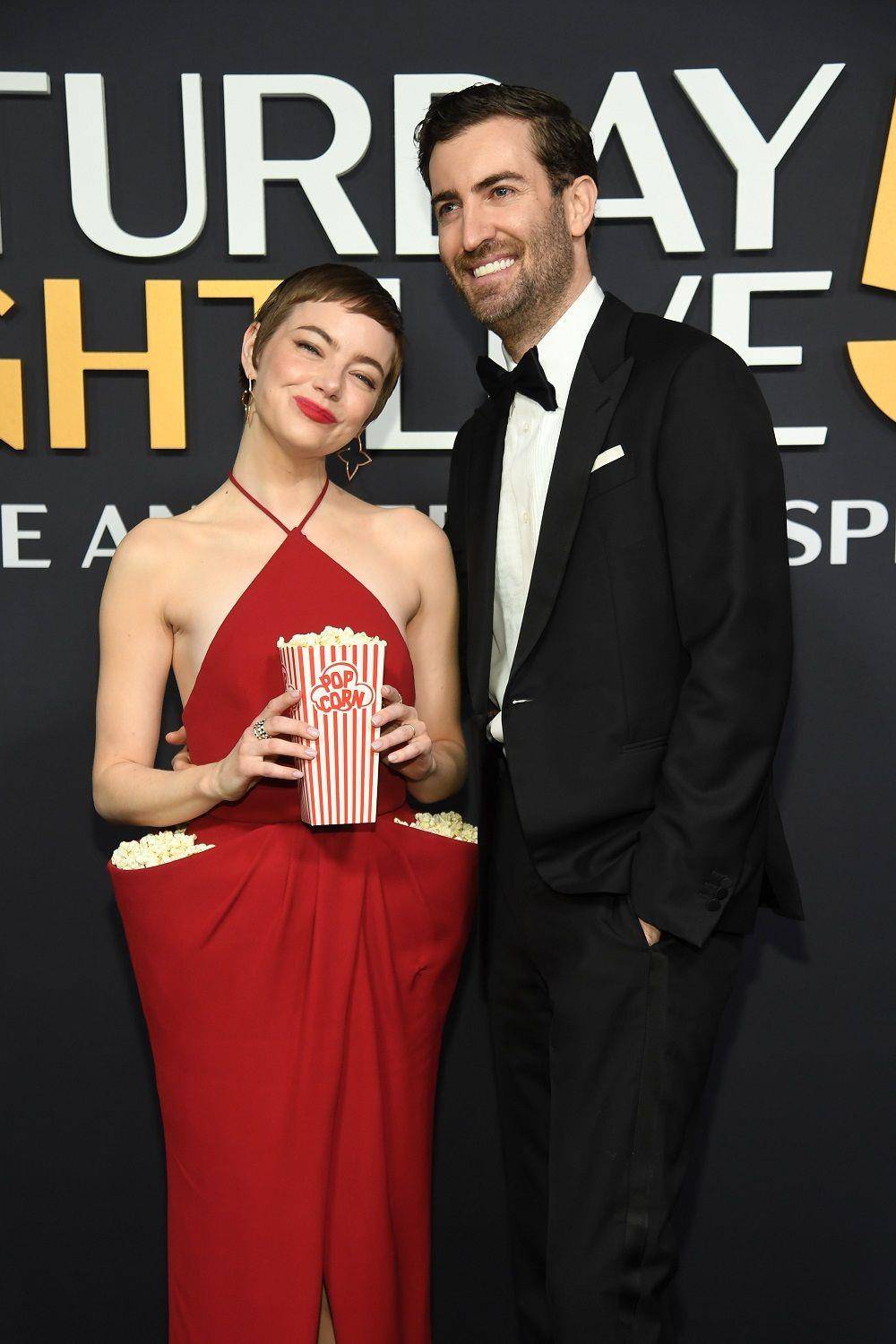 “马来西亚最美千金”香奈儿爆米花包俏皮　艾玛史东口袋装真的方便吃 名人名流 图3张