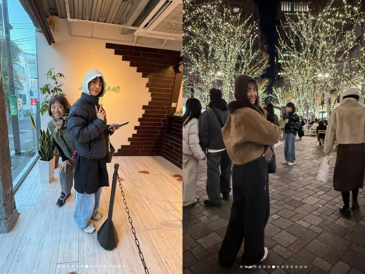 藏不住好心情！44岁蔡依林与东京铁塔合照　网狂赞：根本大学生 名人名流 图1张