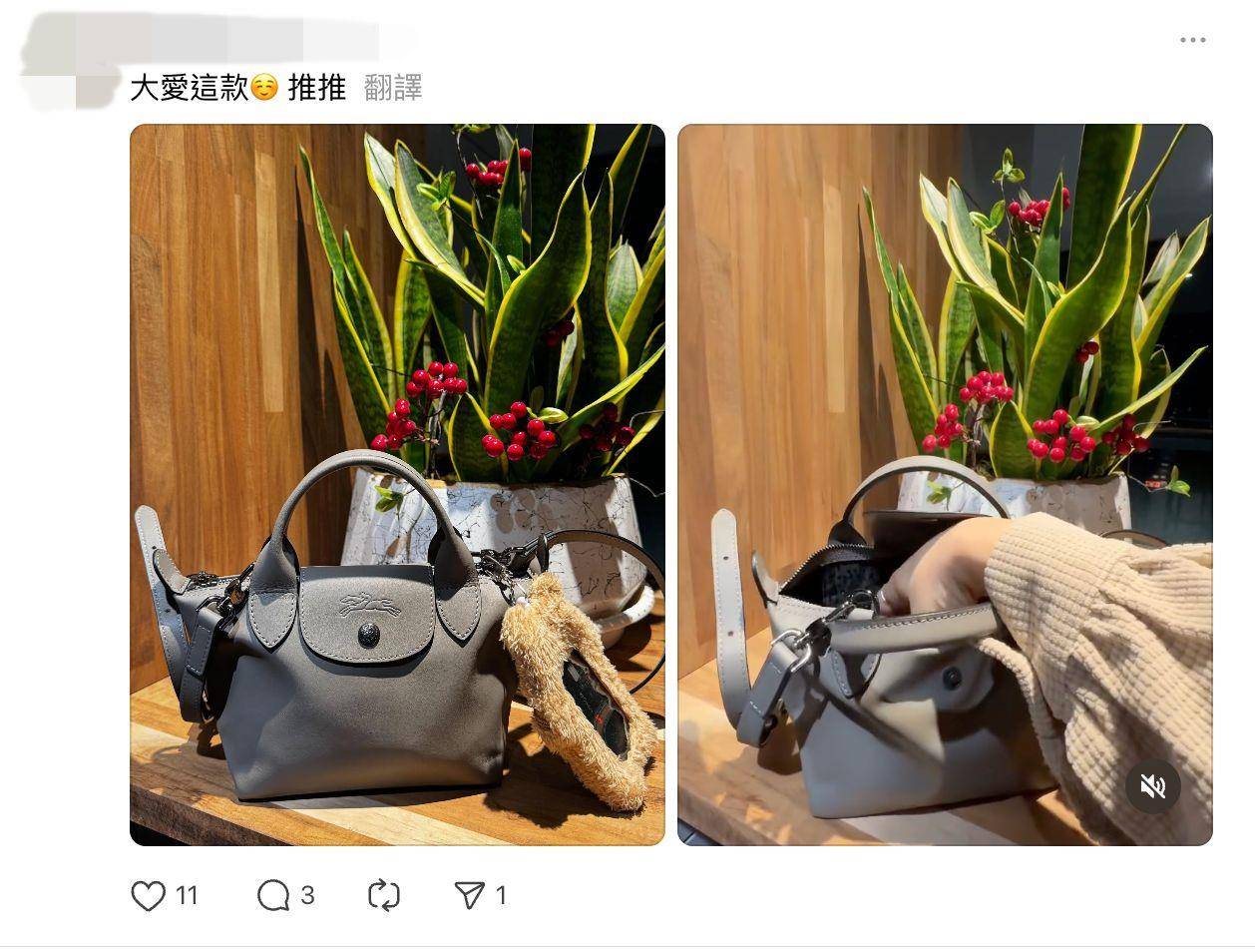 “精品包的尽头是Longchamp”引爆热议　Le Pliage Xtra便当袋、Le Roseau水桶包必须收 时尚穿搭 图3张