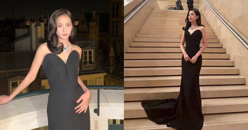 Jisoo深V美胸礼服惊艳全网！从少女体态到仙气腹肌靠3招身材管理 名人名流 图1张