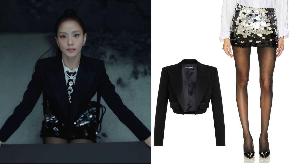 Jisoo〈earthquake〉MV同款单品　乔治亚小众品牌黑色套装网赞：很适合 名人名流 图6张