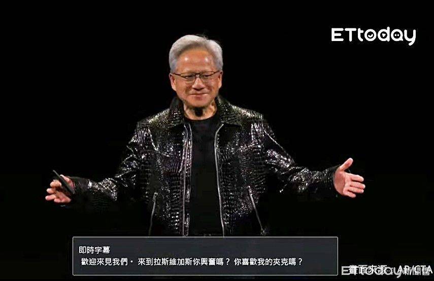 AI教父黄仁勋新皮衣有辉达Logo　化身男模与机器人拍时尚大片 时尚穿搭 图4张