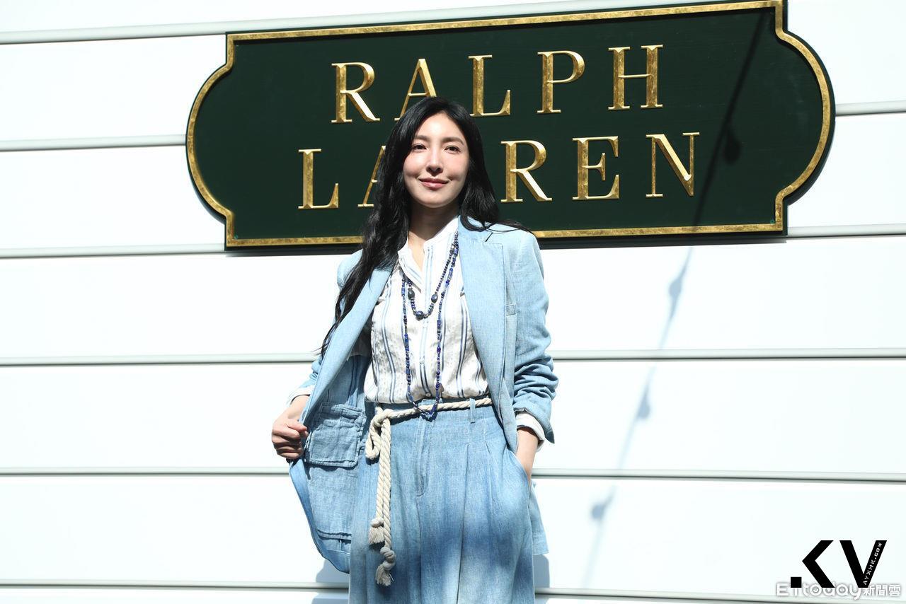 杨谨华甜曝婚姻相处之道　曾敬骅穿Ralph Lauren美式优雅“想回宜兰放松” 时尚穿搭 图1张
