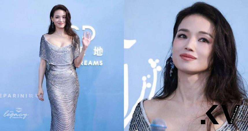 舒淇化身“银色美人鱼”美貌封顶　49岁状态惊人网封最强红毯女神 名人名流 图1张