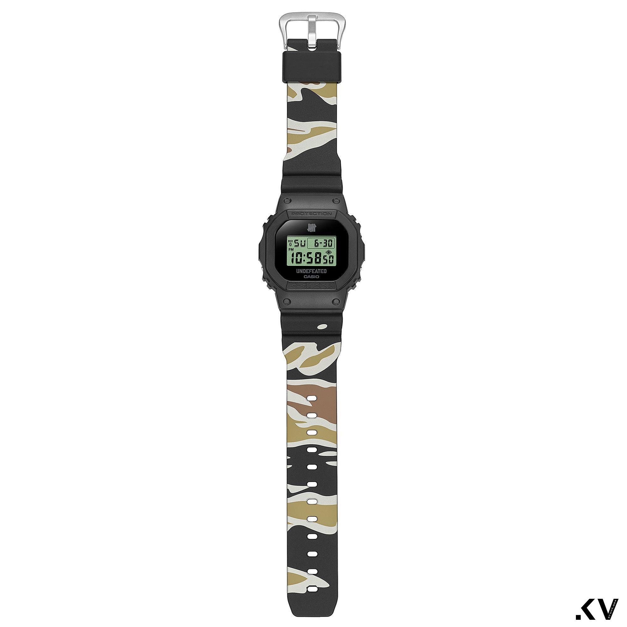 G-SHOCK联手潮牌送3条表带　黑表配迷彩带帅爆 最新资讯 图2张