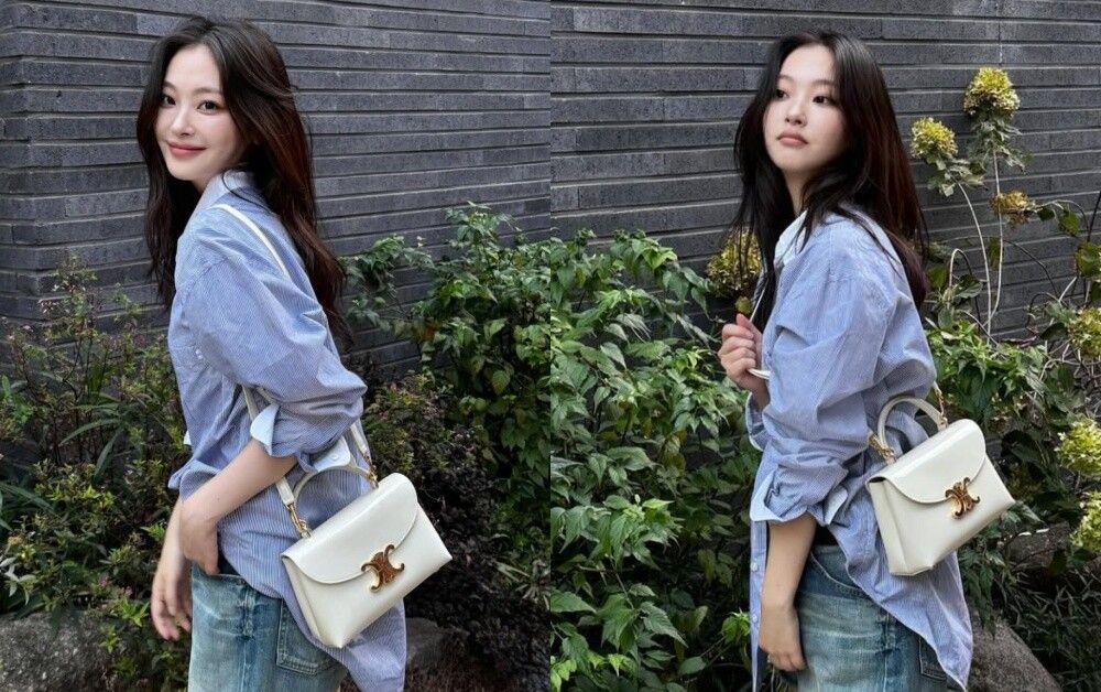 「人间猫咪」崔熙真私服爱包推荐！Fika Bag洗版社群、CELINE背包必收 时尚穿搭 图7张
