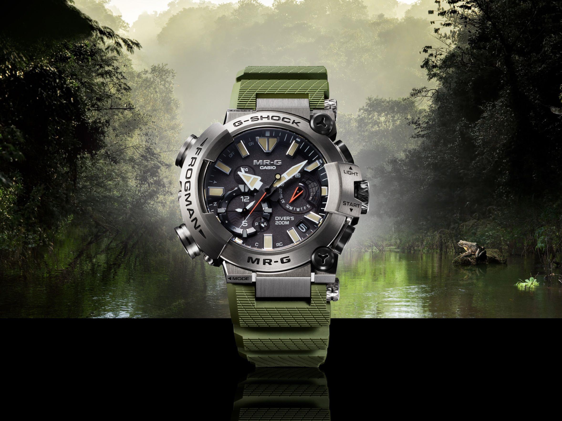 G-SHOCK 13万蛙人潜水錶超霸气　世上最巨青蛙入设计 奢侈品牌 图1张