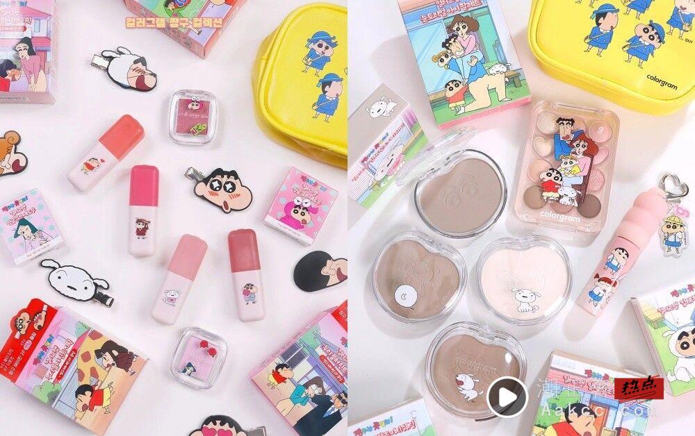 2025最萌联名彩妆！Hello Kitty泡澡球可爱必收、蜡笔小新裸雾唇釉全包 最新资讯 图9张