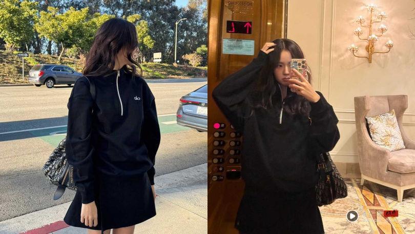 Jisoo“运动系仙女”穿搭术　时髦休闲4技巧一次解锁 最新资讯 图2张
